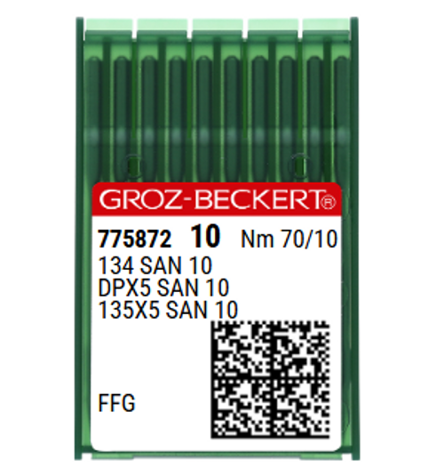 Groz Beckert SAN 10 NM 70 Size 10 Light Ball Point Sewing Needles – Pack of 10 for Fine Fabrics Groz Beckert SAN 10 NM 70 Size 10 Light Ball Point Sewing Needles – Pack of 10 for Fine Fabrics