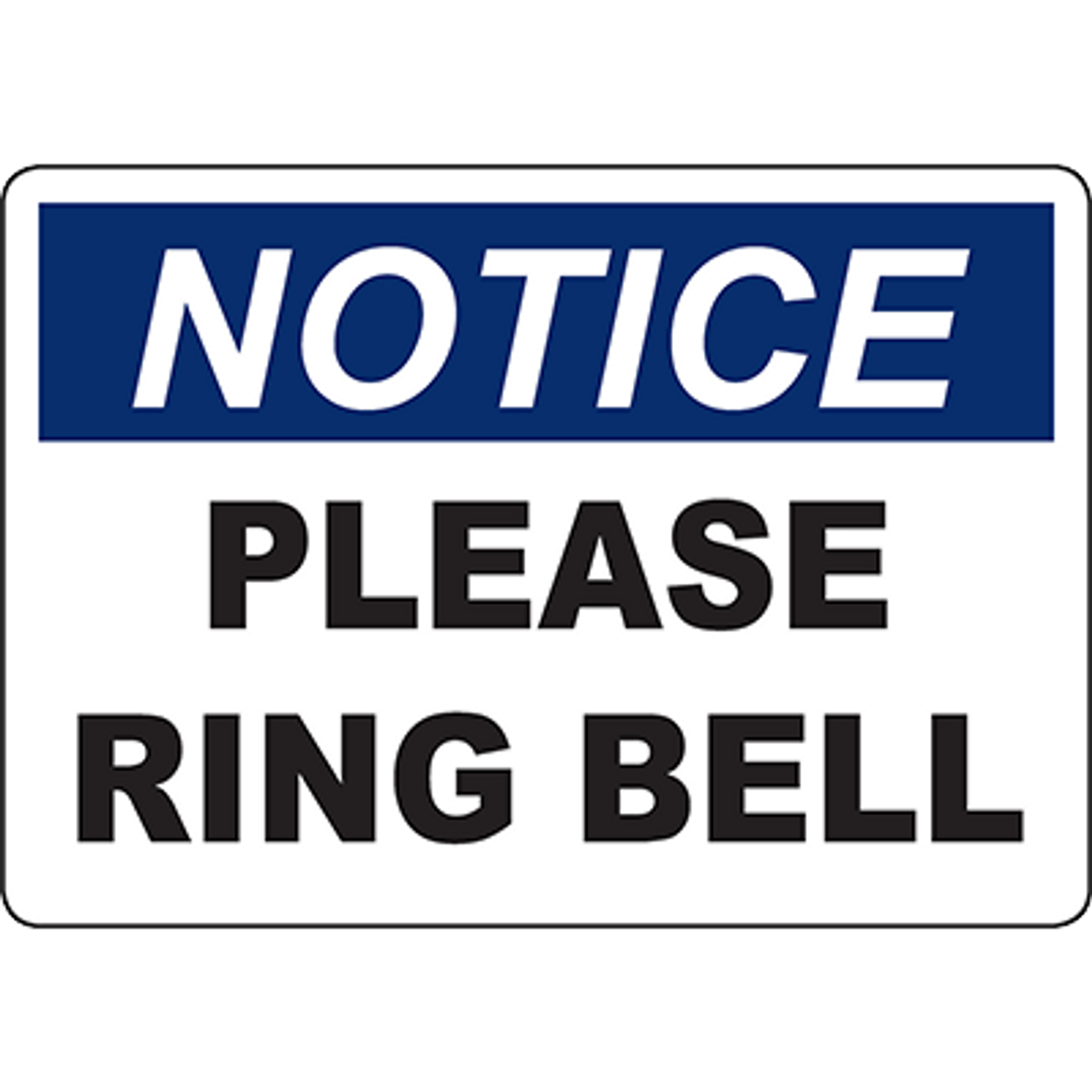 Ring Bell Pull Door Sign – Signs by SalaGraphics