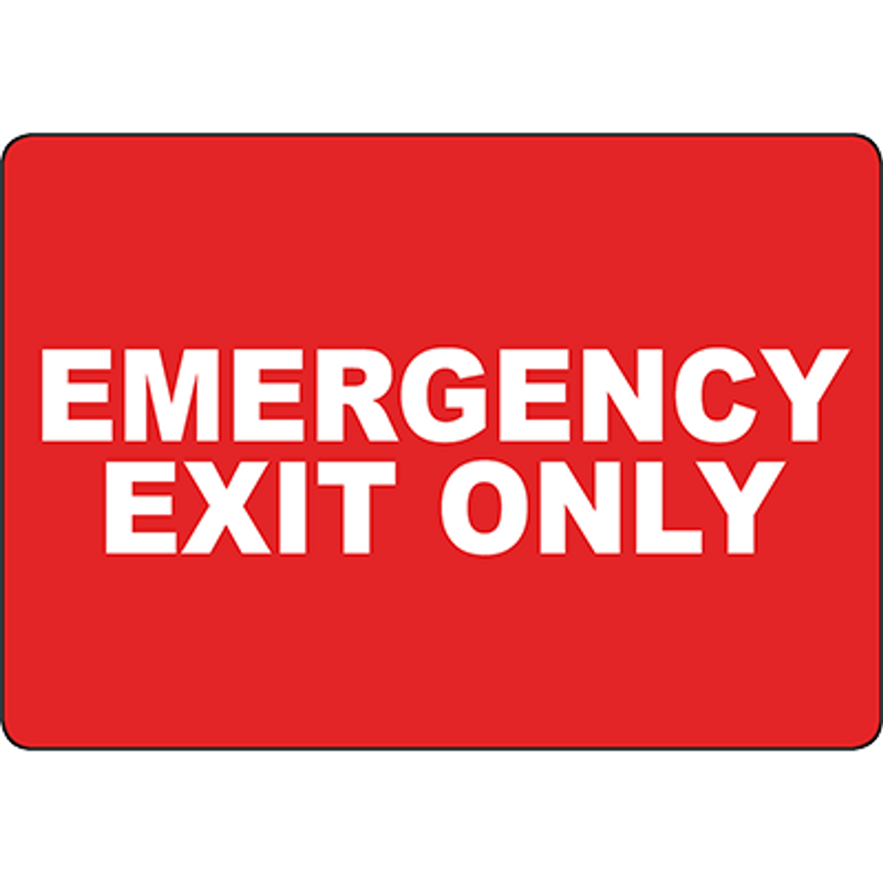 Emergency Exit Only Graphic Products