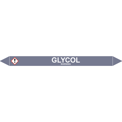 GLYCOL European Pipe Marker Graphic Products
