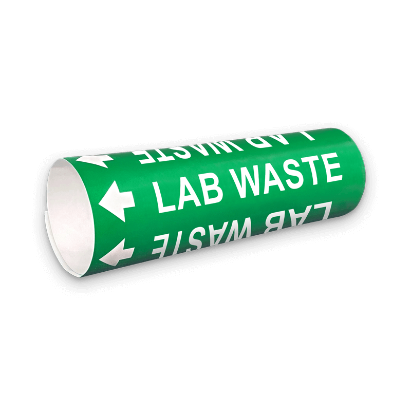 Lab Waste Pipe Marker for Water | Graphic Products