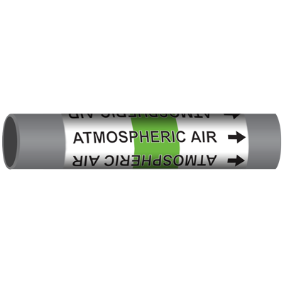 ATMOSPHERIC AIR Marine Pipe Marker - DuraLabel