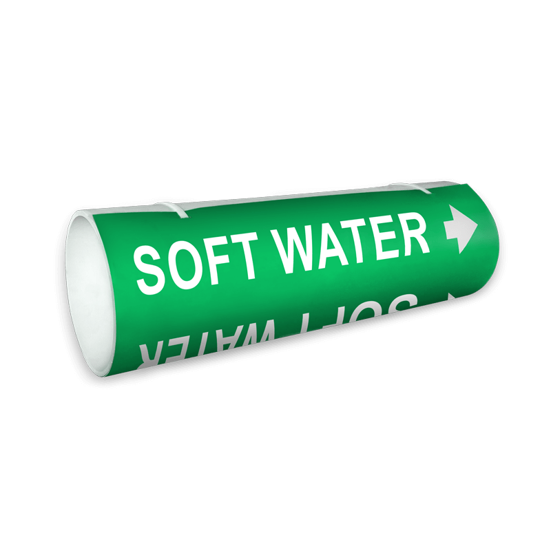 Soft Water Pipe Marker | Pipe Labels | DuraLabel