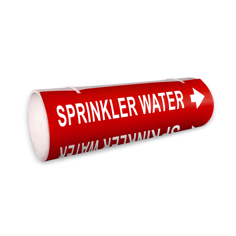 Sprinkle Indicator SPRINKLER WATER PIPE MARKER - DuraLabel