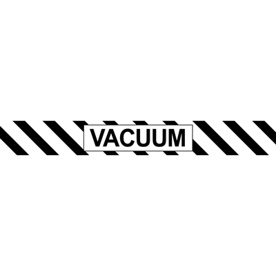 Vacuum Pipe Marker Graphic Products