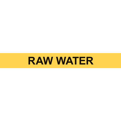 RAW WATER PIPE MARKER | Graphic Products