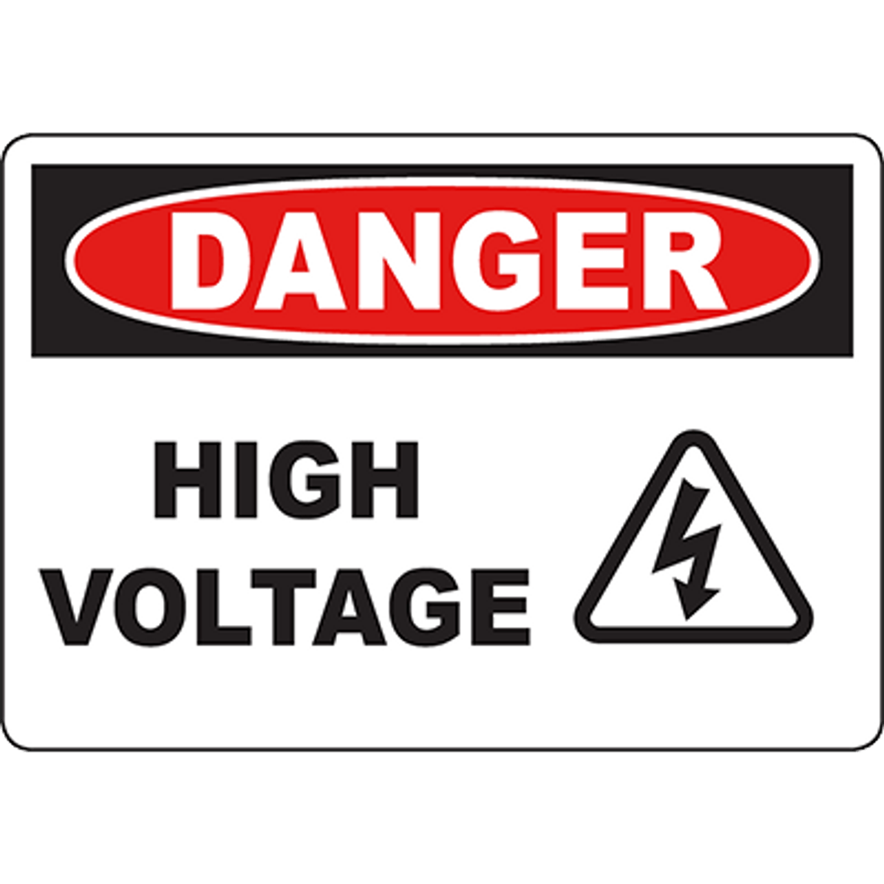 danger high voltage symbol