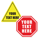 Custom Message Floor Signs