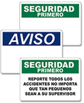 Spanish Safety Signs
