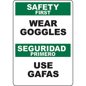 Be Careful Safety First Safety Sign MGNF971