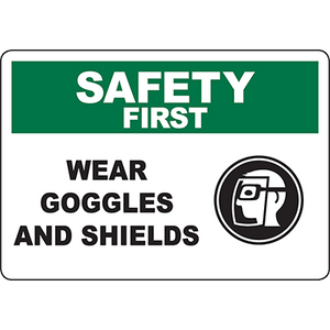 Be Careful Safety First Safety Sign MGNF971