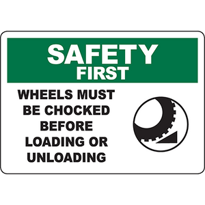 Be Careful Safety First Safety Sign MGNF971