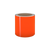 High-temperature poly tape in vibrant orange for durable industrial labeling solutions. Ideal for tough environments.