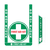 First Aid Kit Floor Sign Bundle