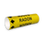 **SEO-Friendly Alt Tag:** Yellow radon pipe marker for pre-2007 ANSI compliance, ideal for industrial labeling and safety solutions.