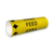 Yellow feed pipe marker with bold black text for clear industrial labeling solutions.