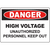 High Voltage Danger Sign for Unauthorized Personnel Keep Out – Essential Industrial Safety Labeling Solution