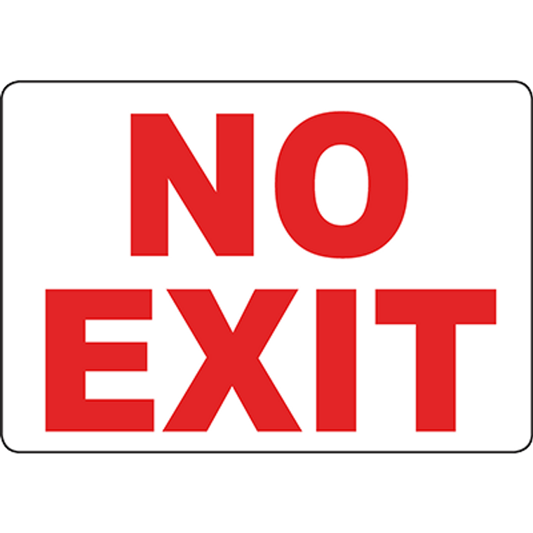 No Exit Sign