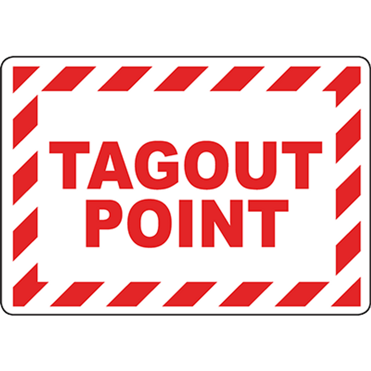 Tagout Point Sign