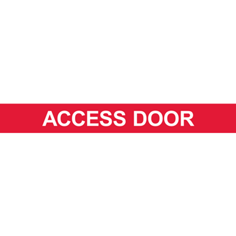 ACCESS DOOR PIPE MARKER