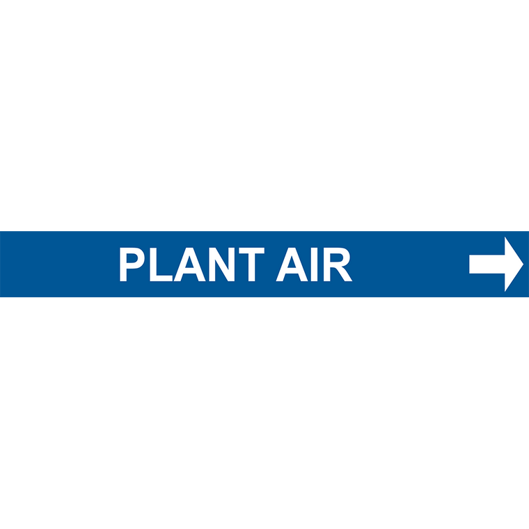PLANT AIR PIPE MARKER - Blue