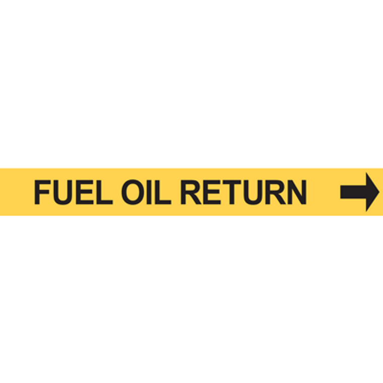 Fuel Oil Return Pipe Marker