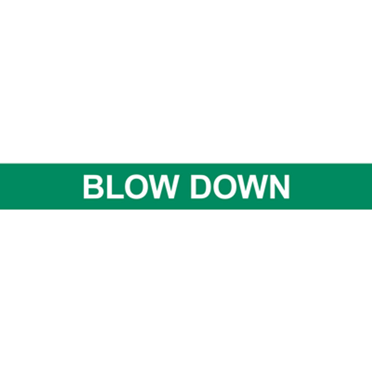 GREEN BLOW DOWN PIPE MARKER
