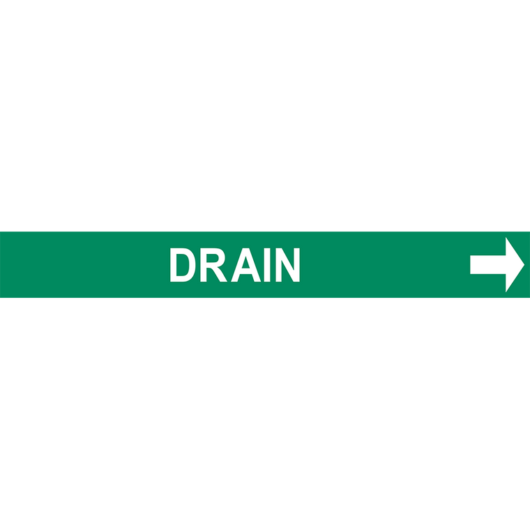 GREEN DRAIN PIPE MARKER FOR WATER