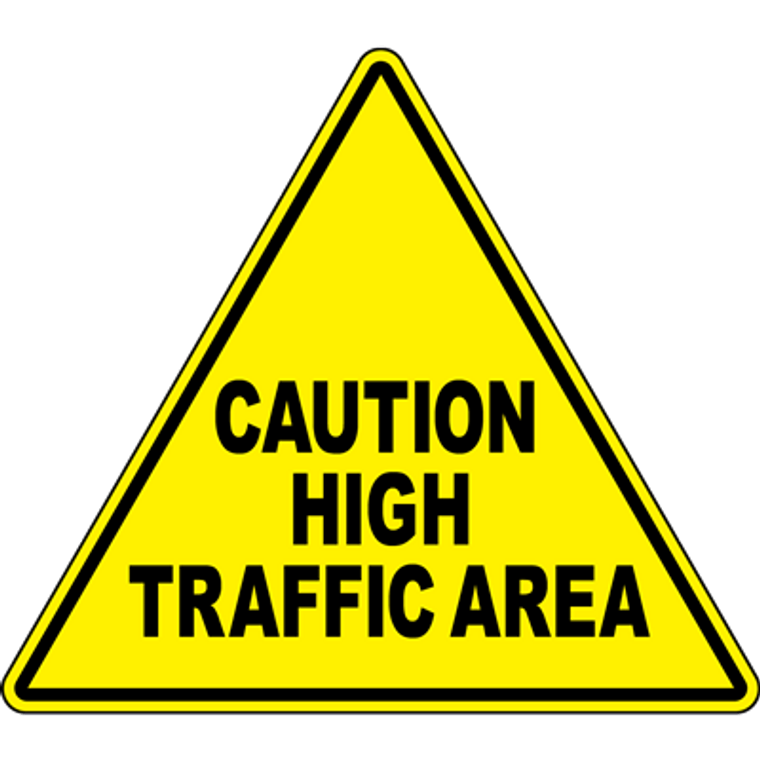 High-Traffic Area Floor Sign