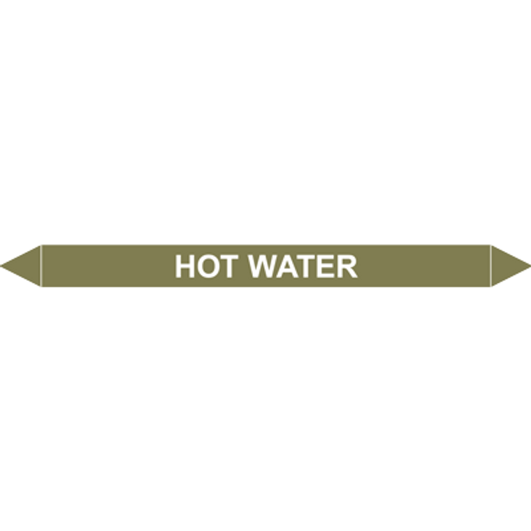 HOT WATER European Pipe Marker