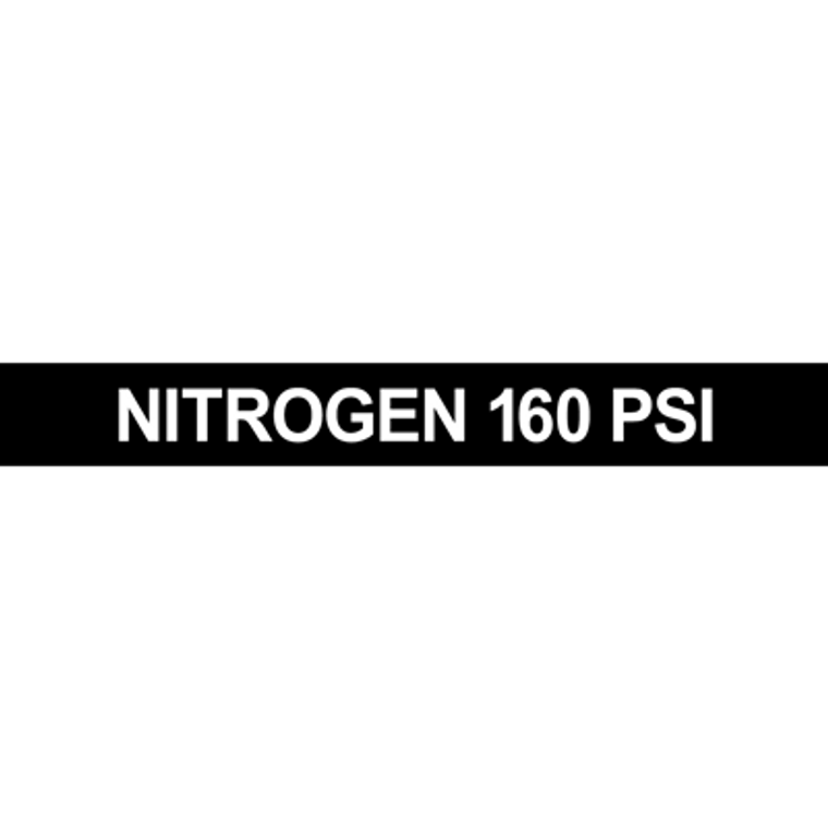 NITROGEN 160 PSI PIPE MARKER