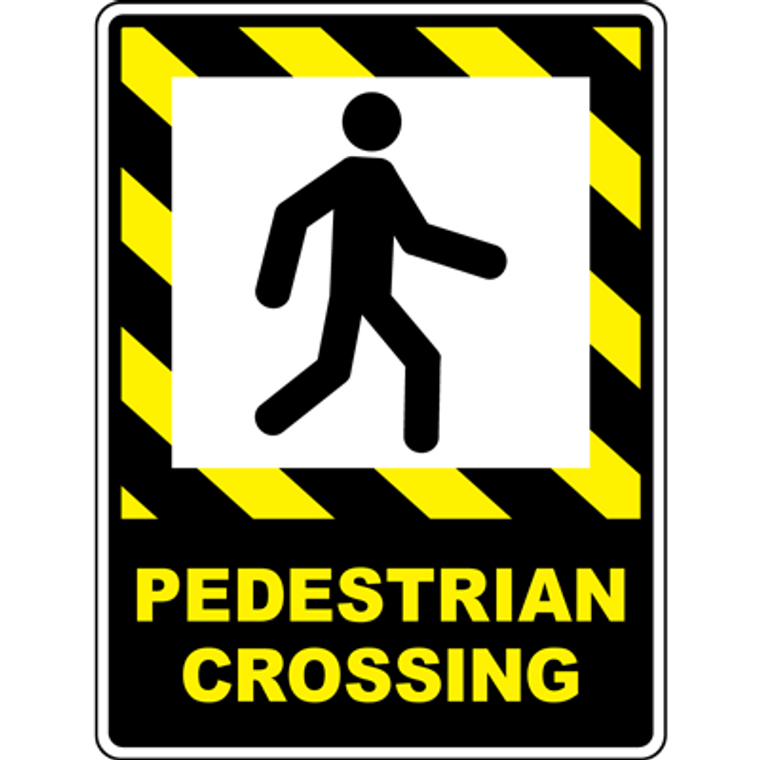 Pedestrian Crossing Floor Sign
