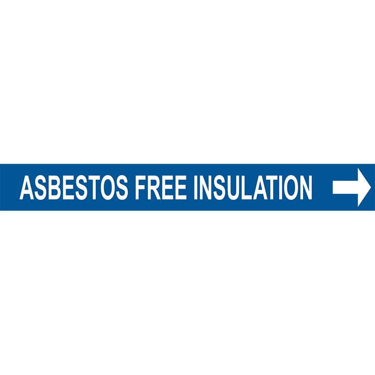 ASBESTOS FREE INSULATION PIPE MARKER