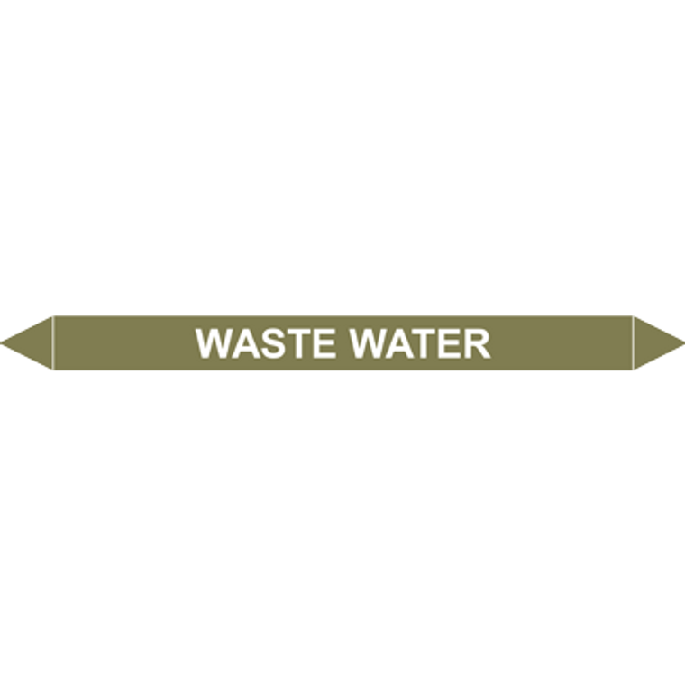 WASTE WATER European Pipe Marker