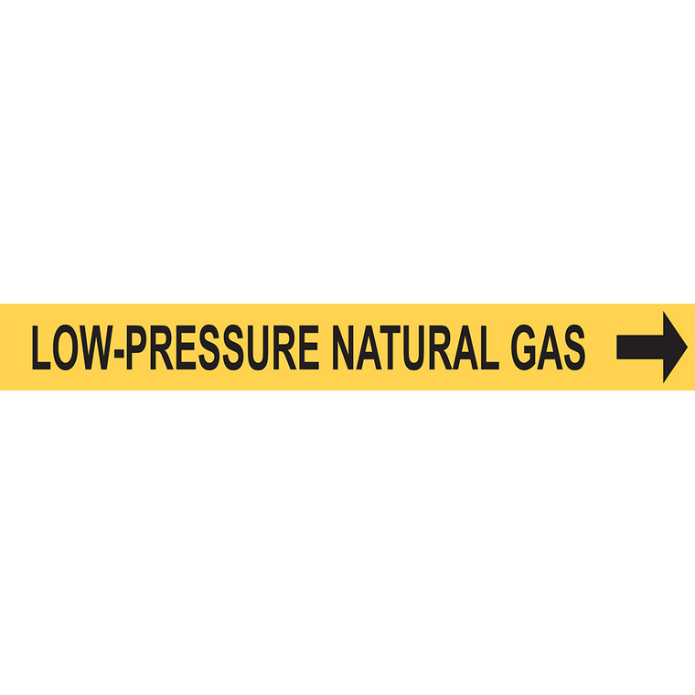 LOW PRESSURE NATURAL GAS PIPE MARKER