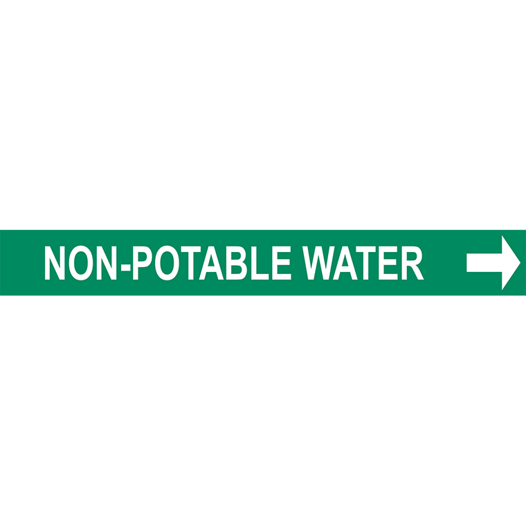 NON-POTABLE WATER PIPE MARKER