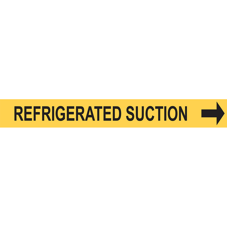 REFRIGERATED SUCTION PIPE MARKER FOR FLAMMABLE OXIDIZING