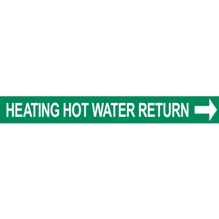 HEATING HOT WATER RETURN PIPE MARKER