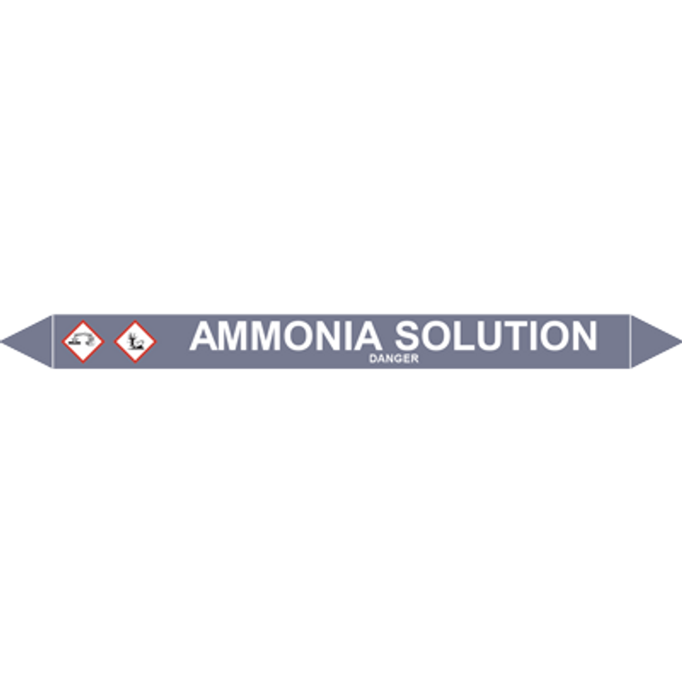 AMMONIA SOLUTION European Pipe Marker
