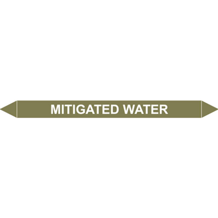 MITIGATED WATER European Pipe Marker