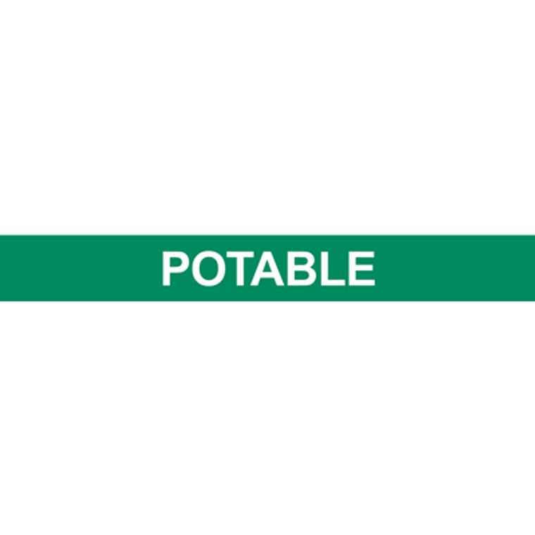 POTABLE PIPE MARKER