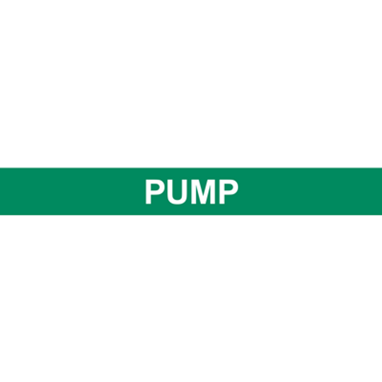 PUMP PIPE MARKER