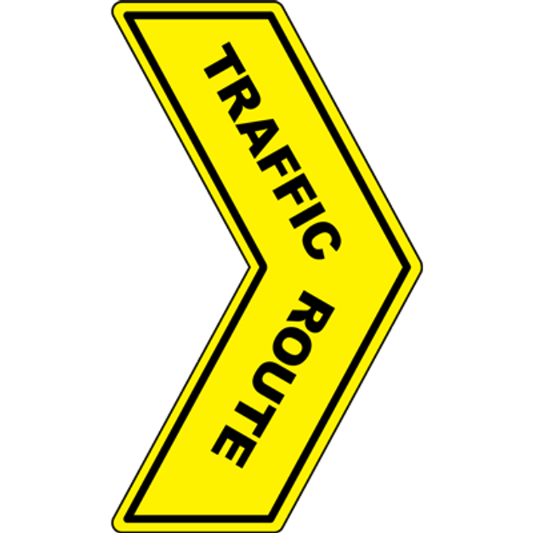 Traffic Route Arrow Floor Sign