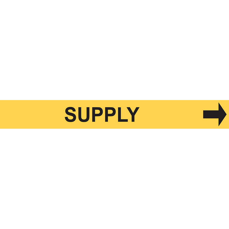 SUPPLY PIPE MARKER FOR FLAMMABLE OXIDIZING