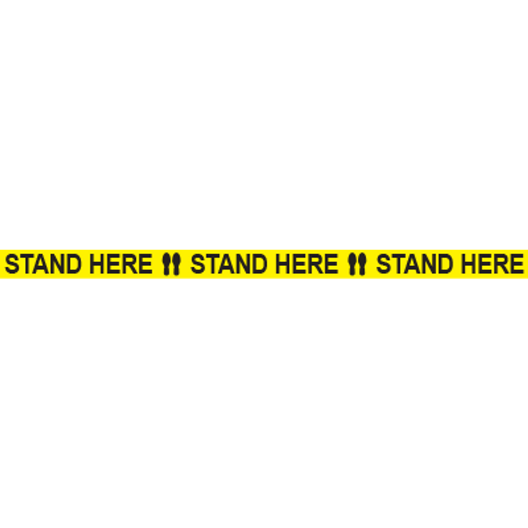 Stand Here Floor Tape