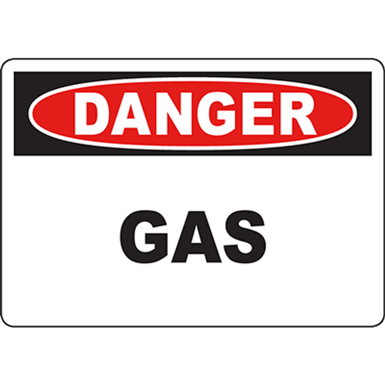DANGER Gas Sign