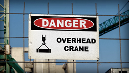 Construction Crane Hoist Signs