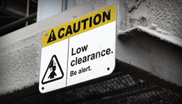 Machine Clearance Signs