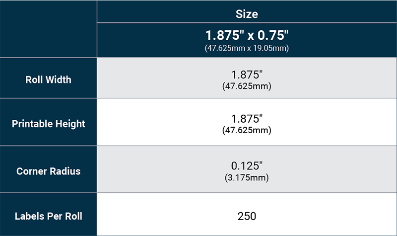 Sizing Chart Table