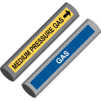 Gas Pipe Labels